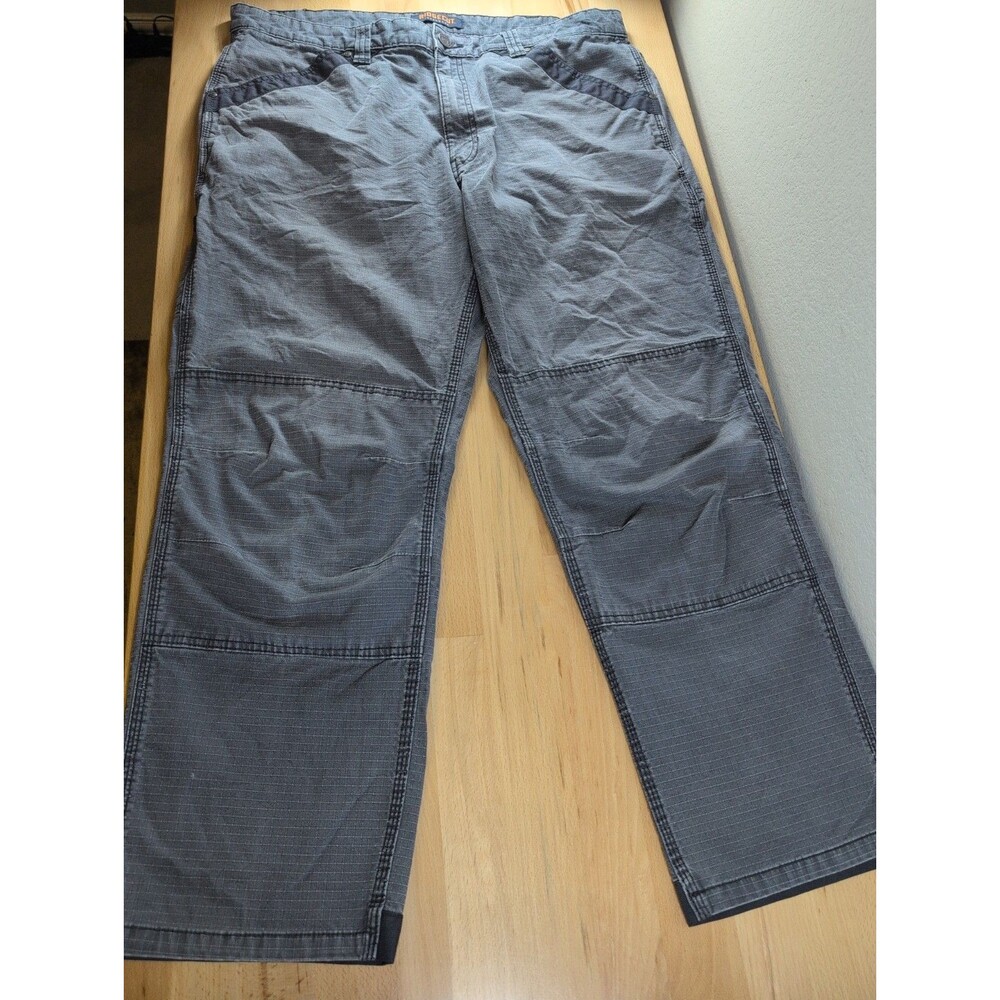Ridgecut Men's Toughwear Pants Fit 40x30 Gray Ripstop Work Utility
